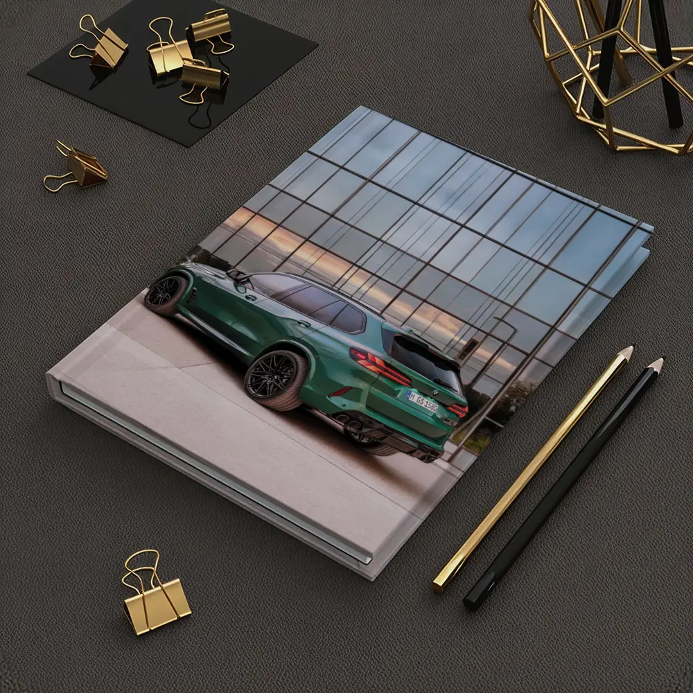 BMW X5M Competition Dark Green Glass Building – Notebooks