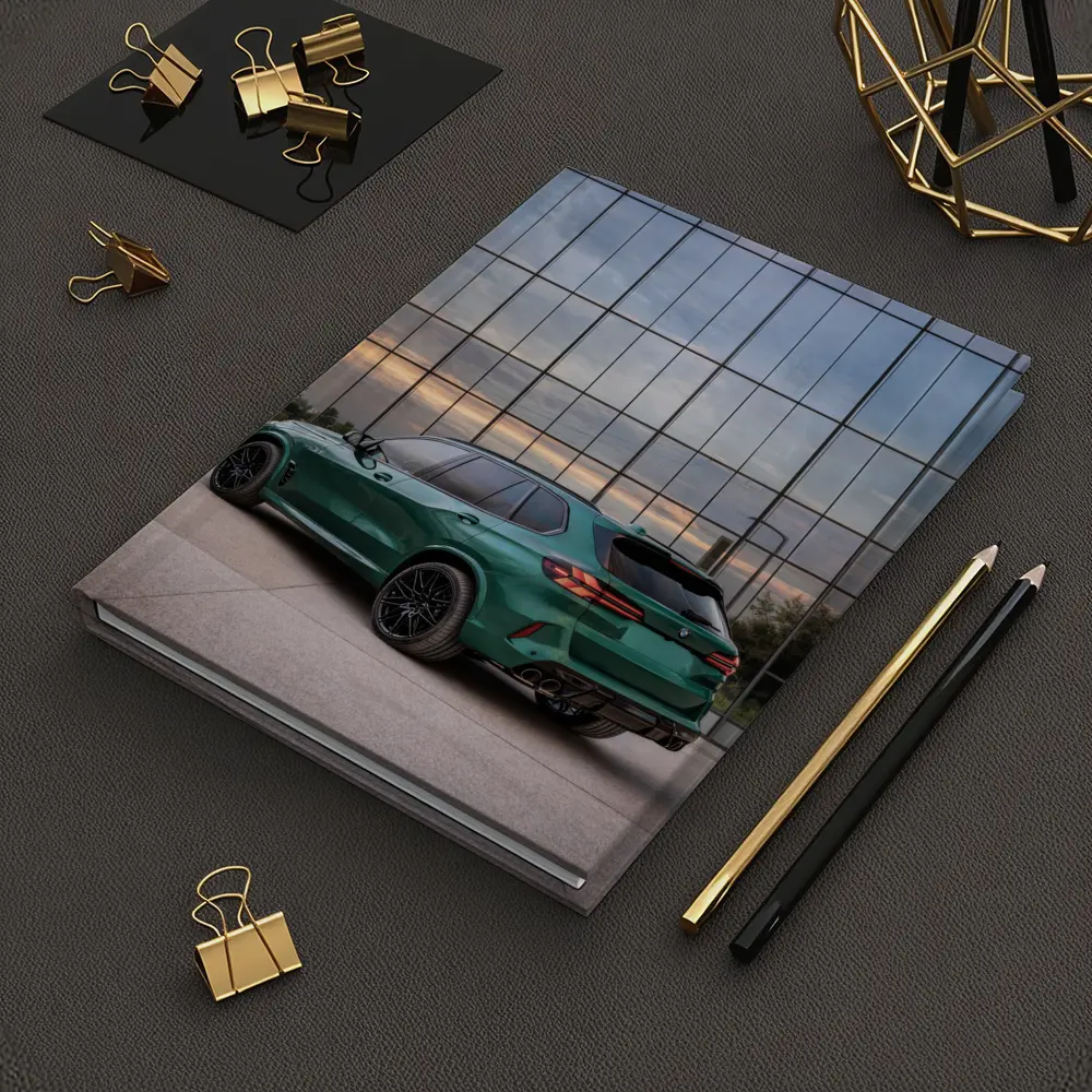 BMW X5M Competition Green Glass Building – Notebooks