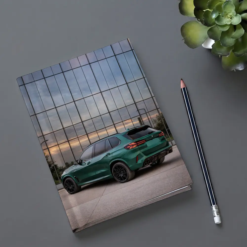 BMW X5M Competition Green Glass Building – Notebooks