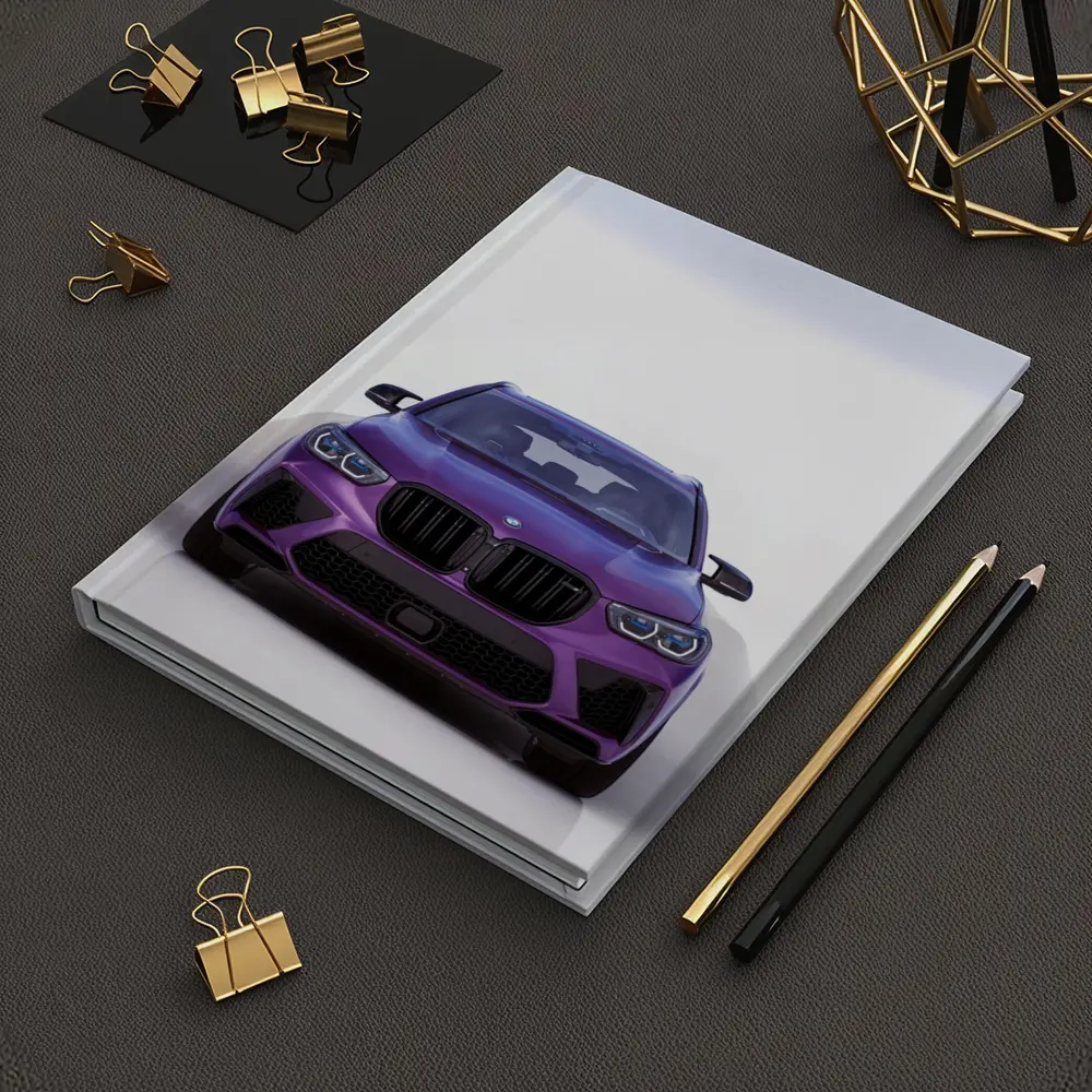 BMW X5 M Competition Purple Front View – Notebooks