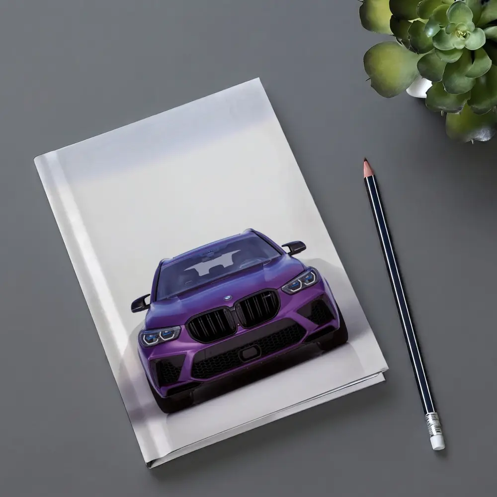 BMW X5 M Competition Purple Front View – Notebooks