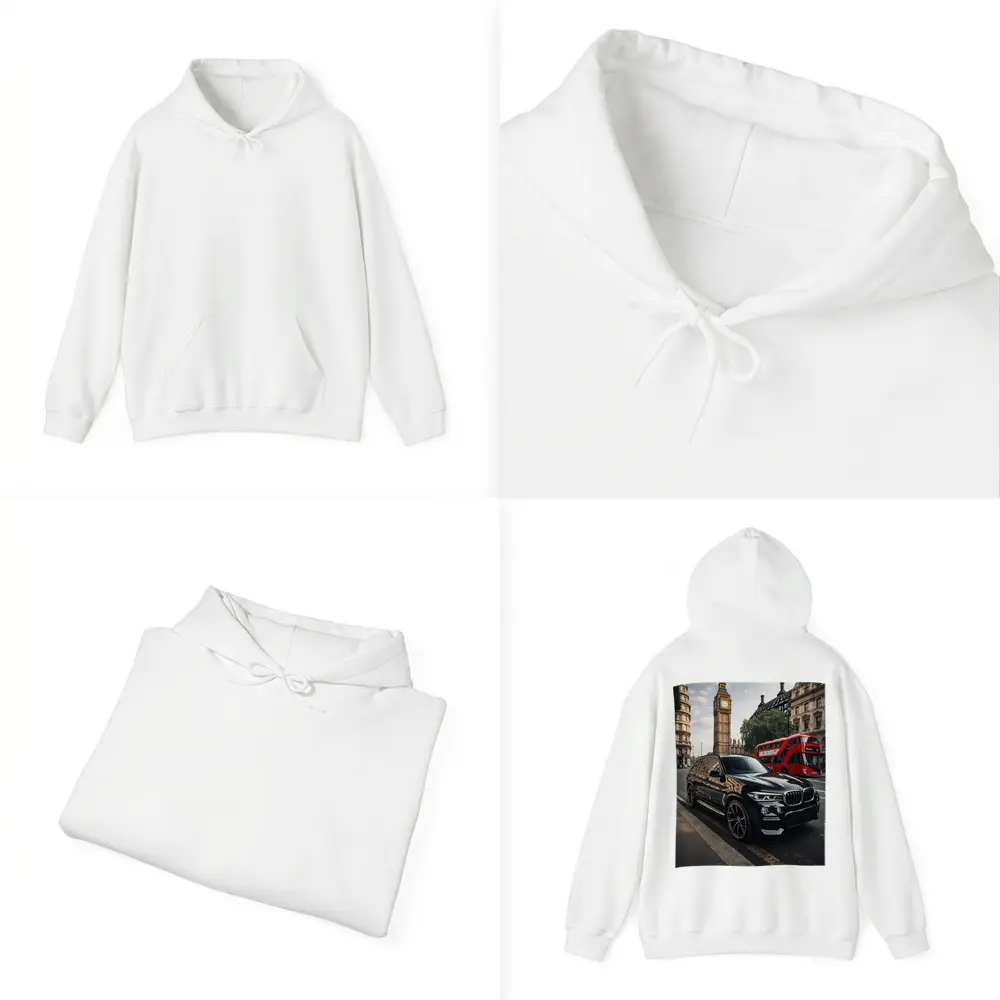 BMW X5 Black SUV London Big Ben – Hoodies