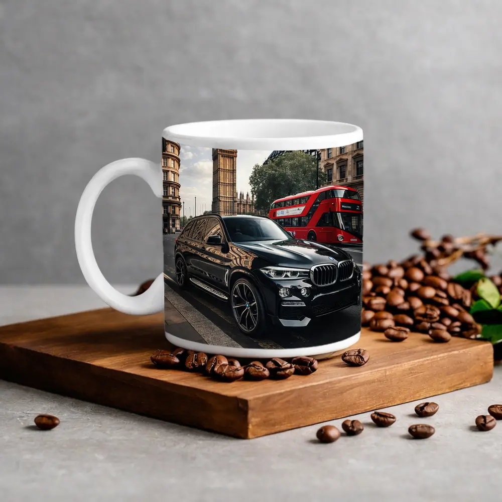 BMW X5 Black SUV London Big Ben – Mugs