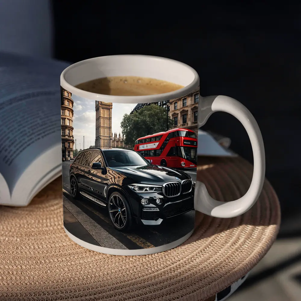 BMW X5 Black SUV London Big Ben – Mugs
