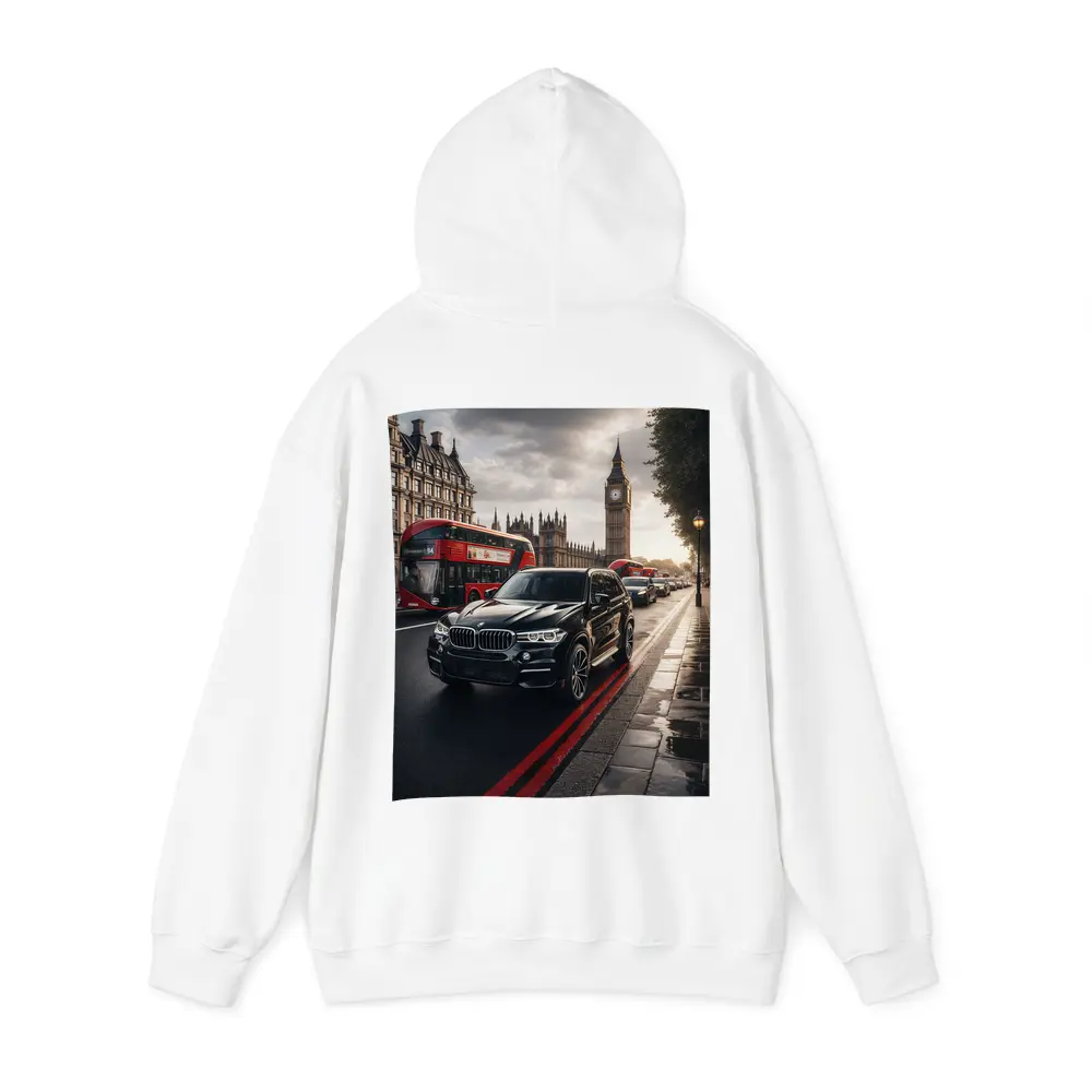 BMW X5 Black London Big Ben Street – Hoodies