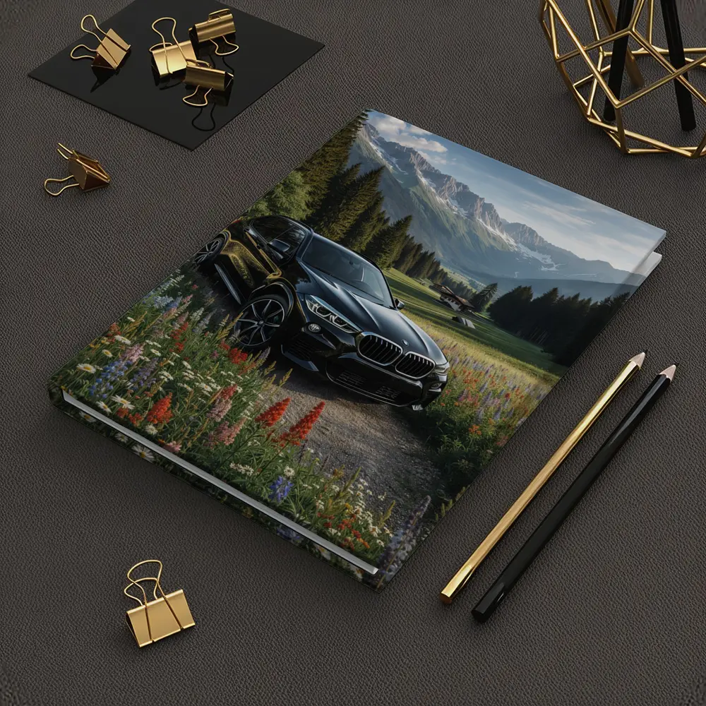 BMW X5 Black SUV Alpine Mountain Meadow – Notebooks