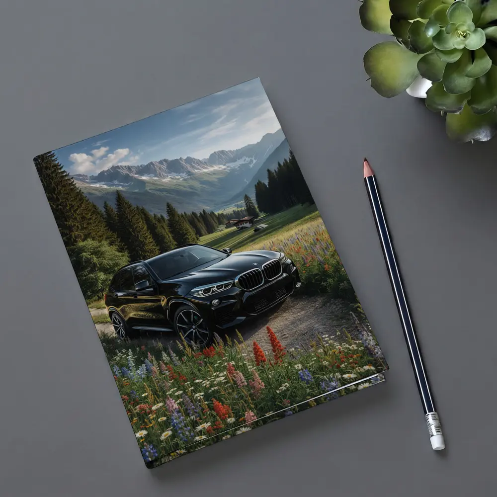 BMW X5 Black SUV Alpine Mountain Meadow – Notebooks