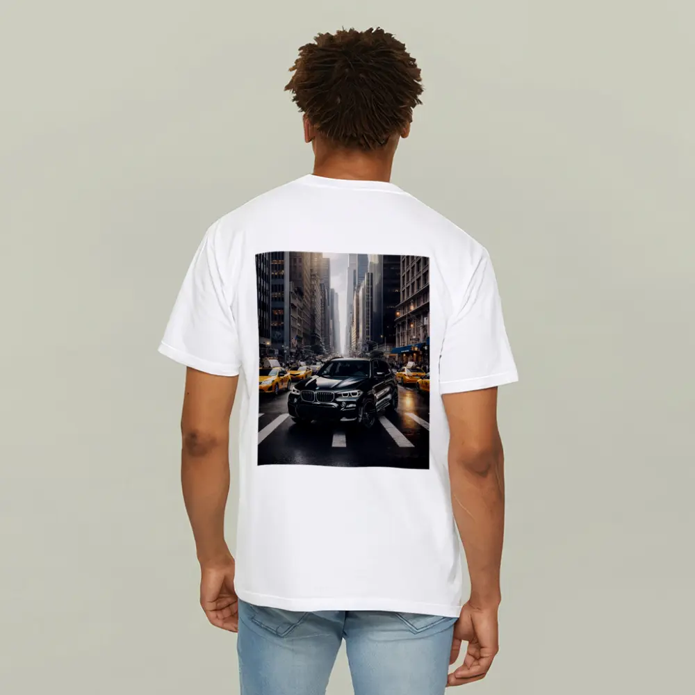 BMW X3 Black SUV New York City Street – T-Shirts