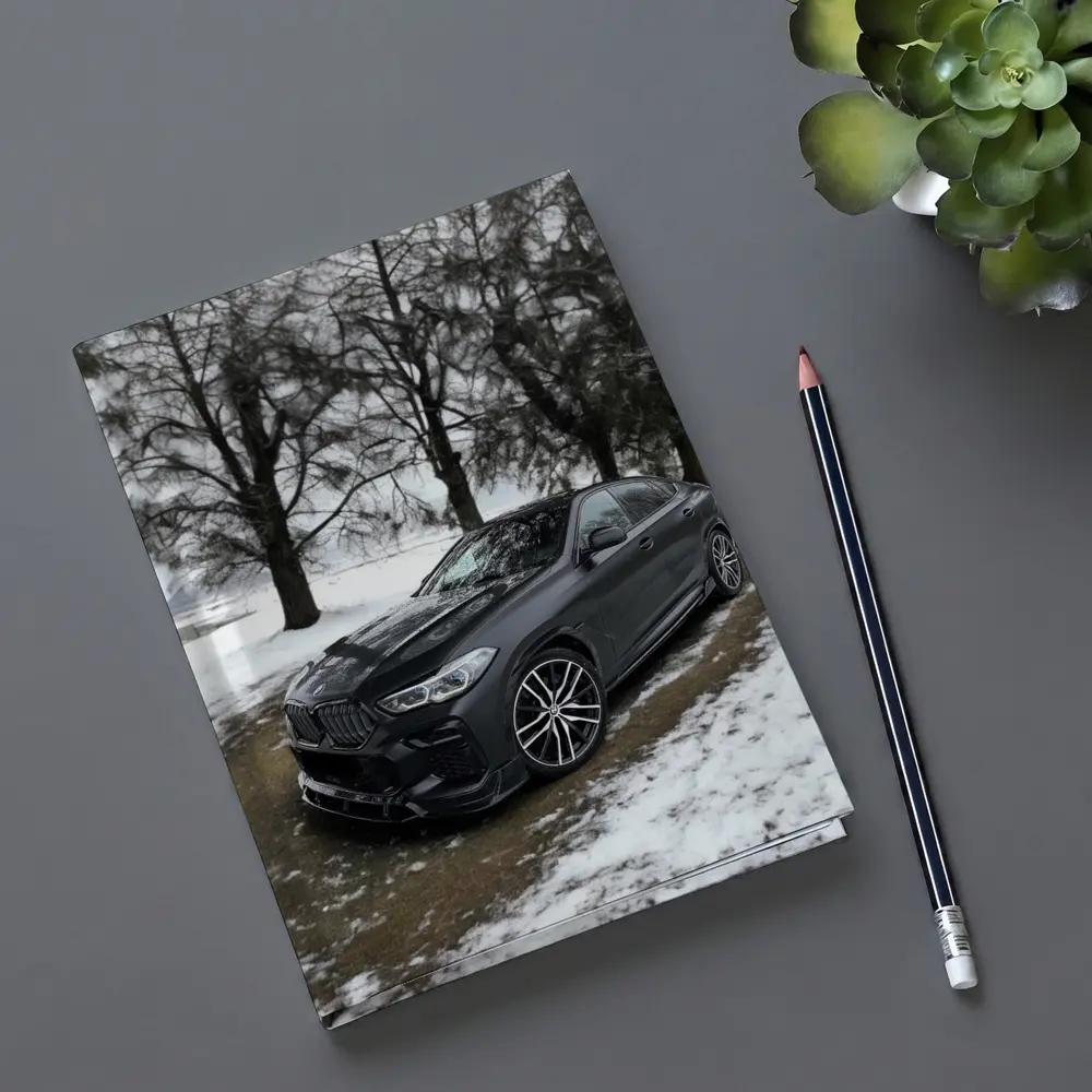 BMW X6M Competition Matte Black Winter Setting – Notebooks