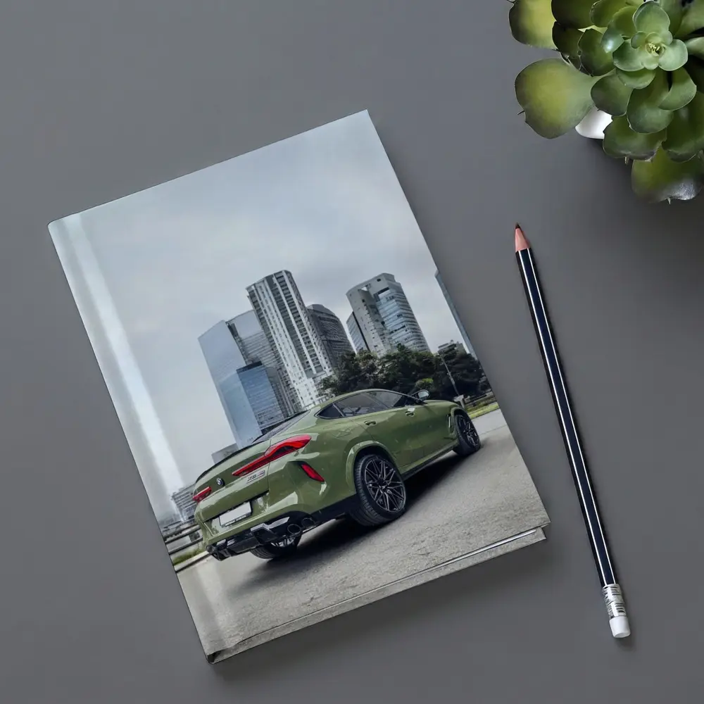 BMW X6M Green City Skyline Rear View – Notebooks