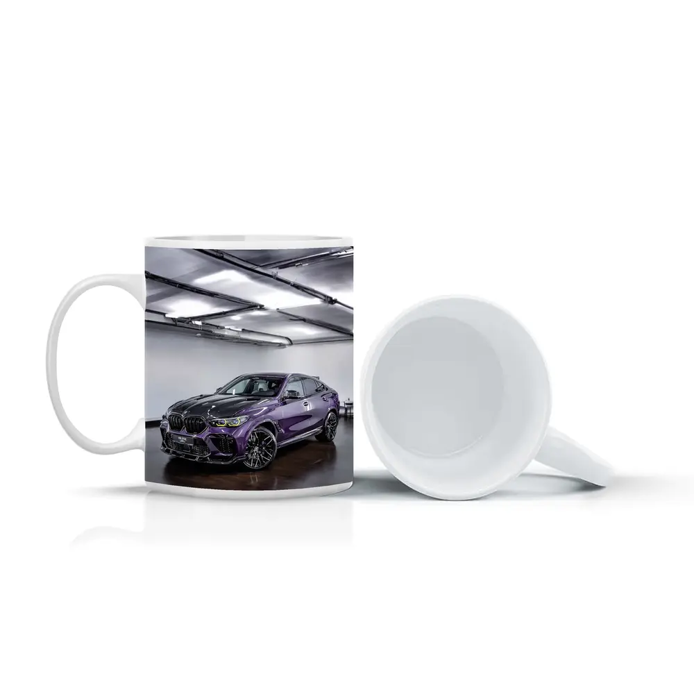 BMW X6 M Competition Purple Indoor Garage – Mugs