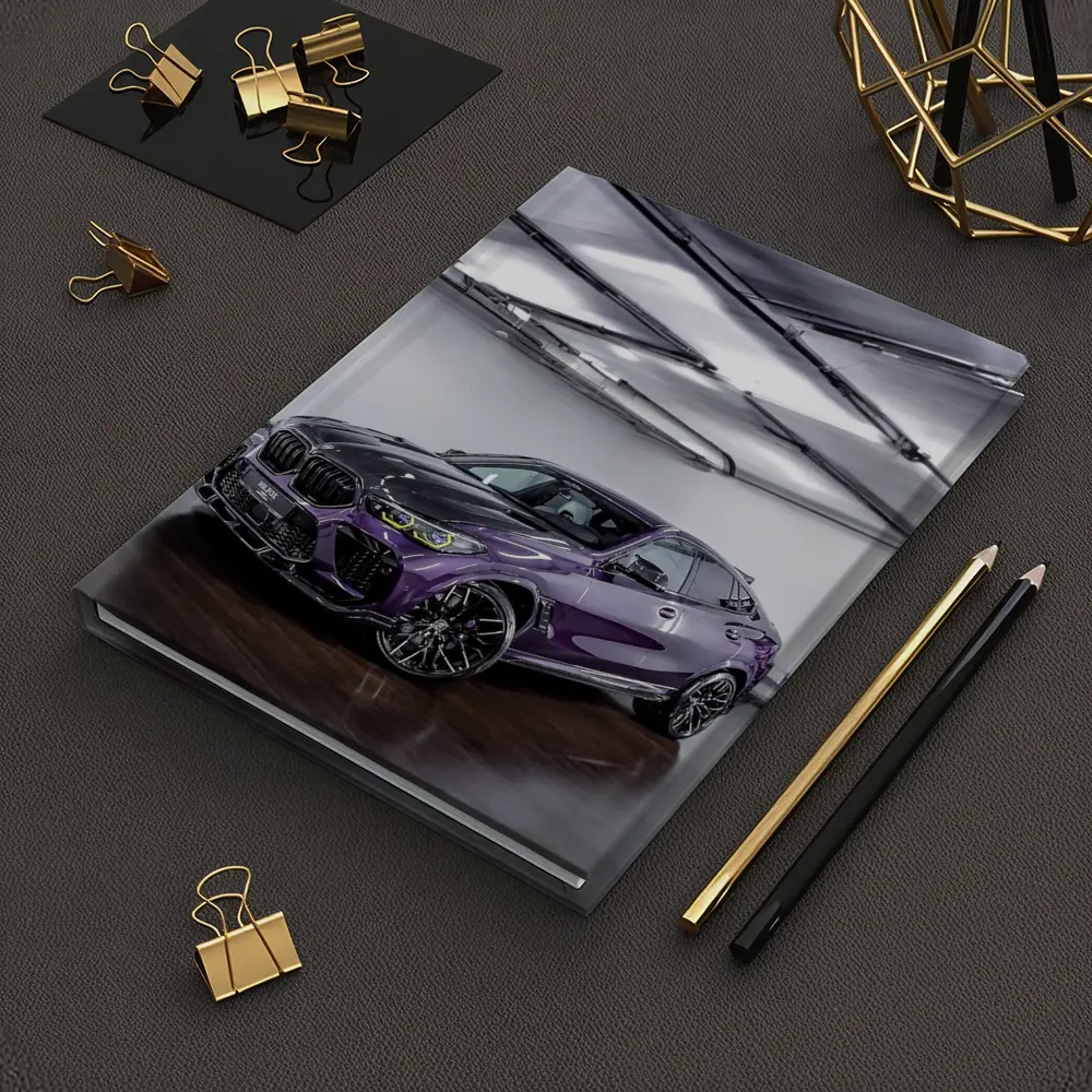 BMW X6 M Competition Purple Indoor Garage – Notebooks