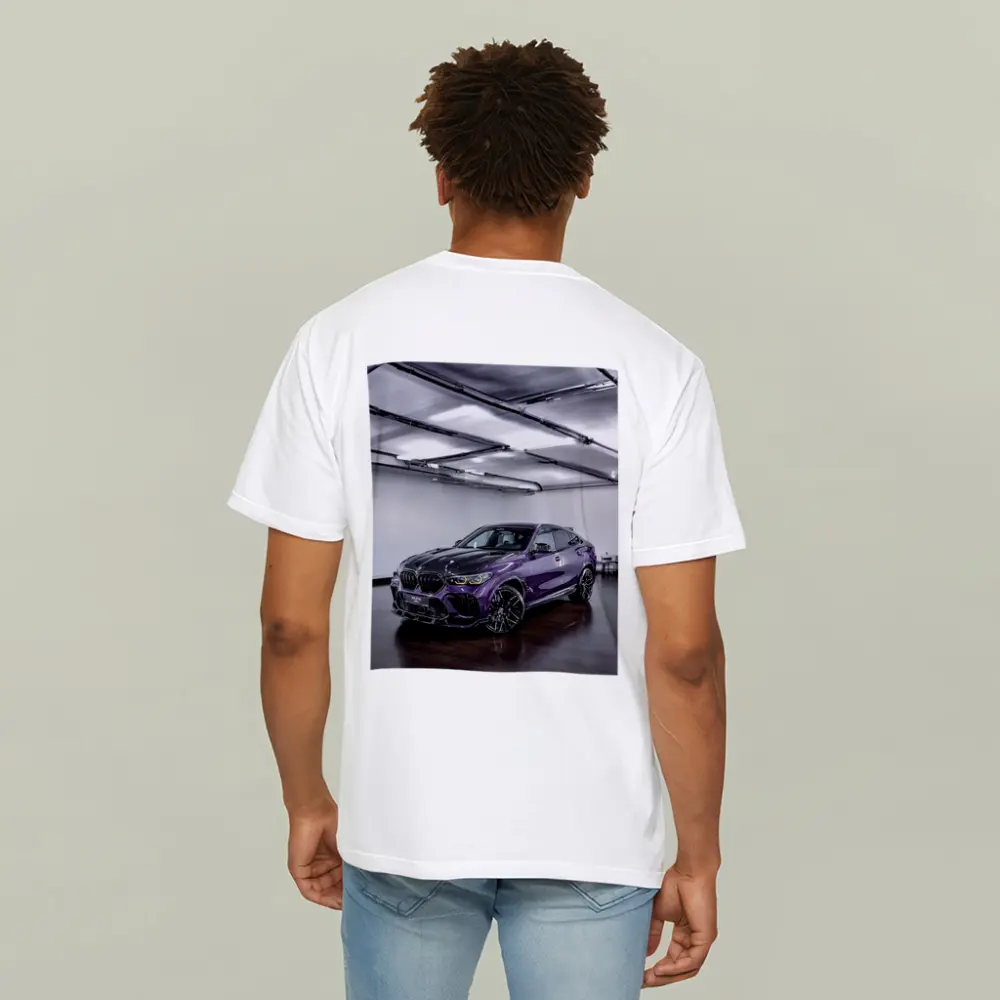 BMW X6 M Competition Purple Indoor Garage – T-Shirts