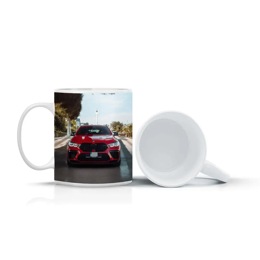BMW X6 M Competition Red Street Shot – Mugs
