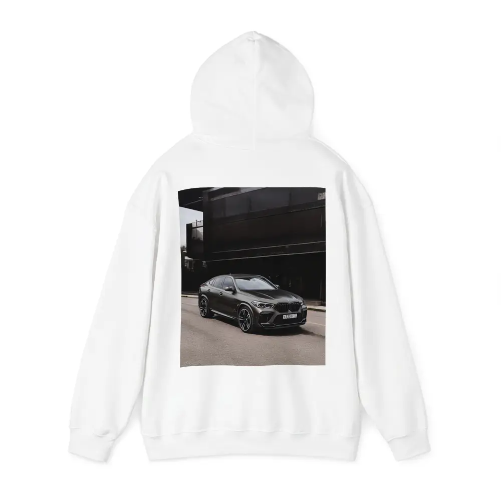 BMW X6 M Dark Urban Street Background – Hoodies