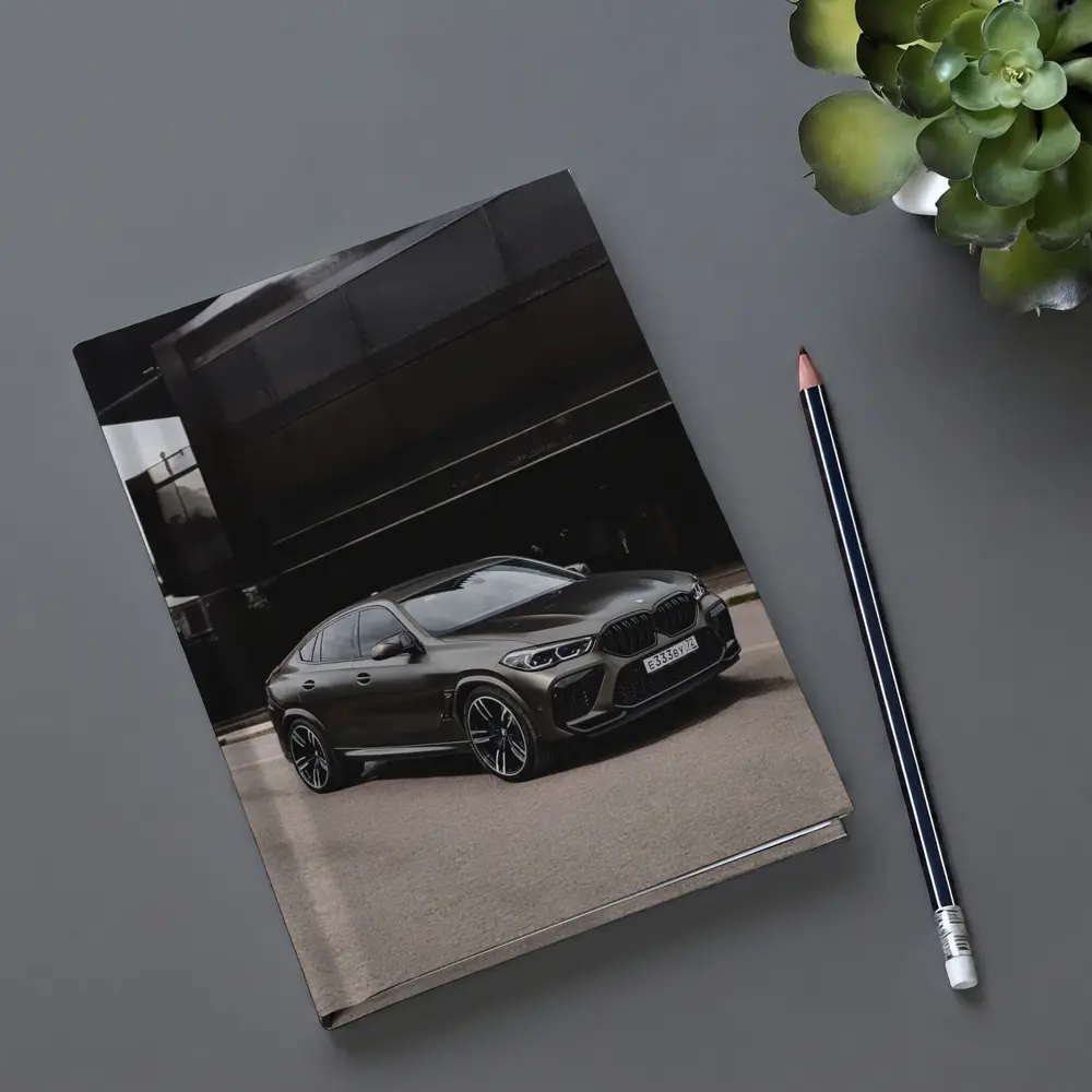 BMW X6 M Dark Urban Street Background – Notebooks