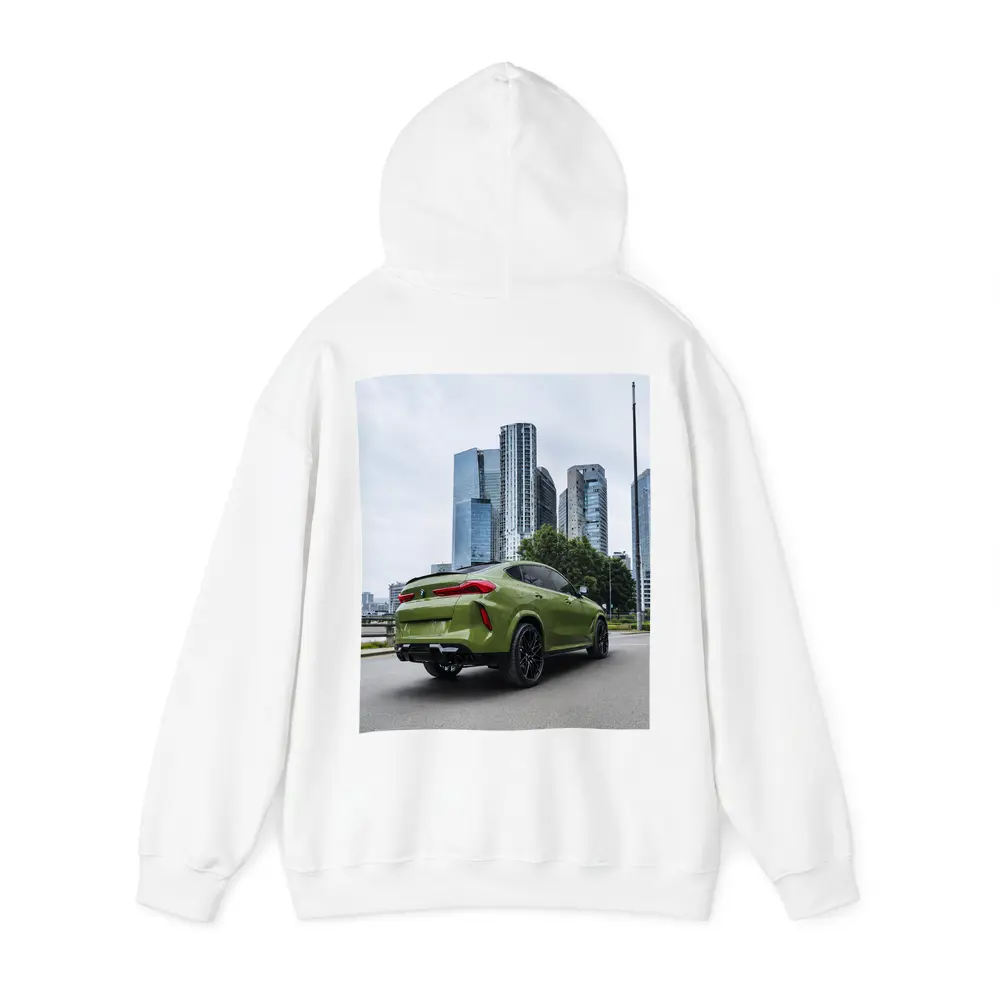 BMW X6M Green City Skyline Street – Hoodies
