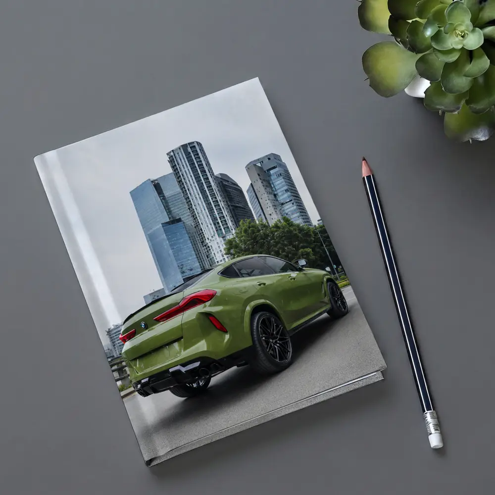 BMW X6M Green City Skyline Street – Notebooks