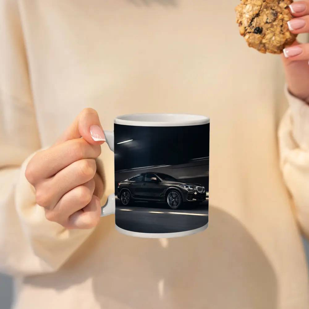 BMW X6 Speeding Through Dark Tunnel Night – Mugs