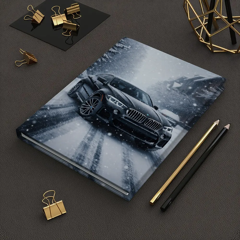BMW X6 Driving Through Heavy Snowfall – Notebooks