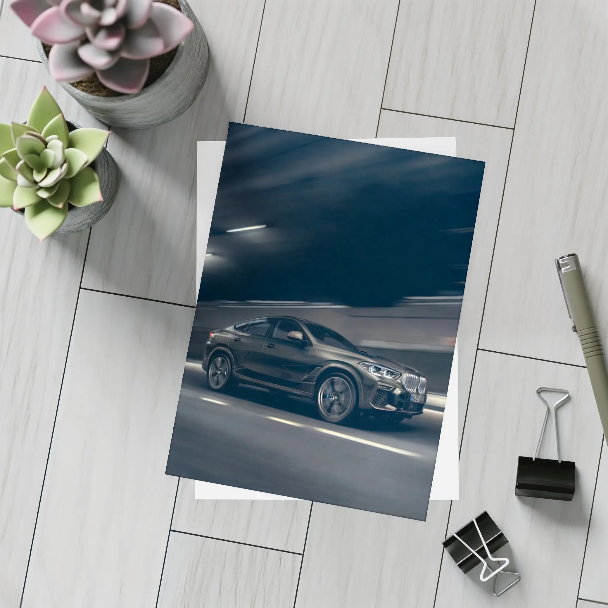 BMW X6 Dark Tunnel Night Drive – Postcards