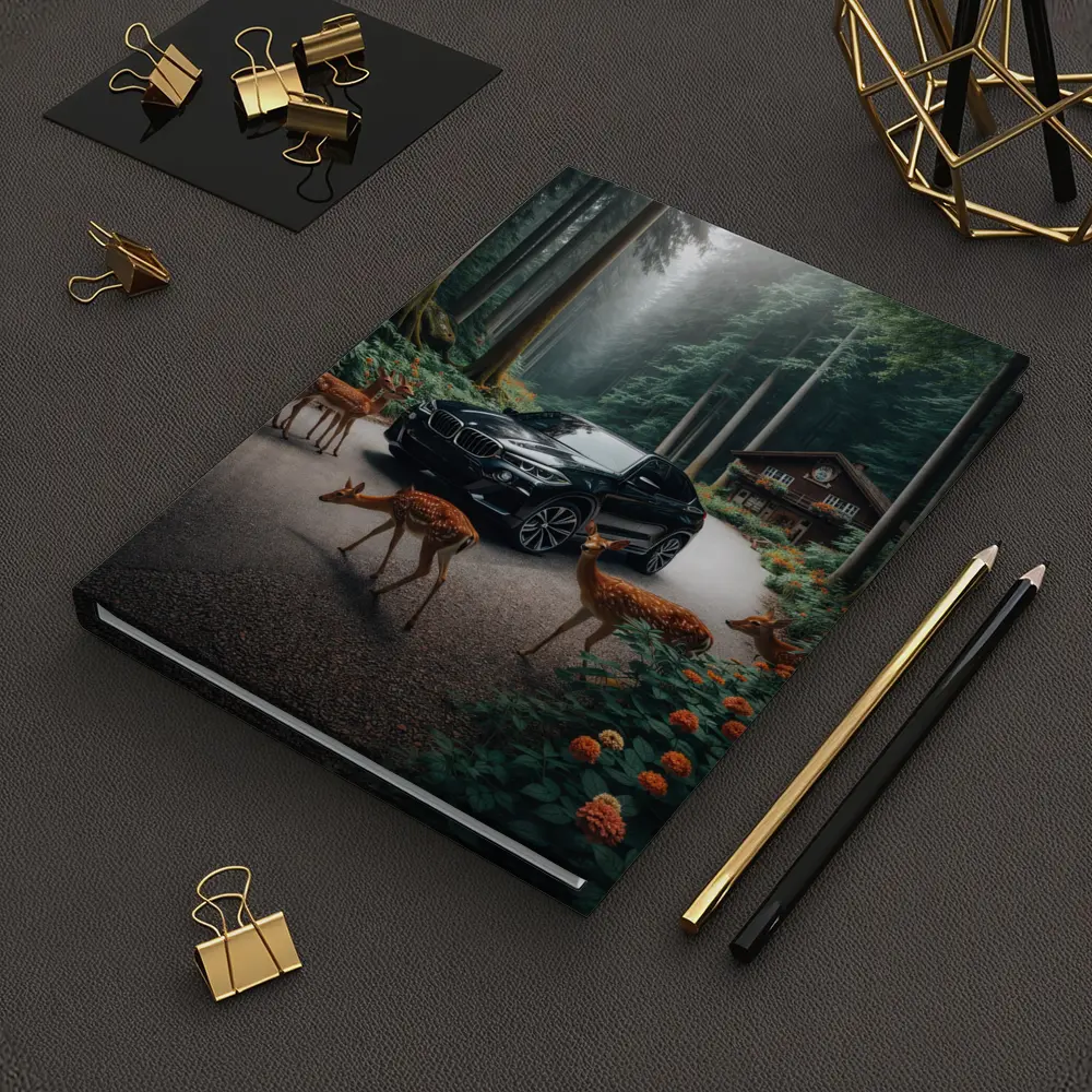 BMW X6M Black Forest Deer Encounter – Notebooks
