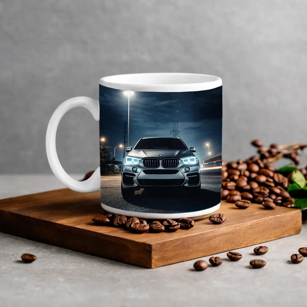 BMW X6M Front View Night Moon – Mugs