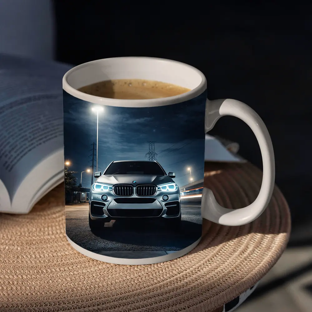 BMW X6M Front View Night Moon – Mugs