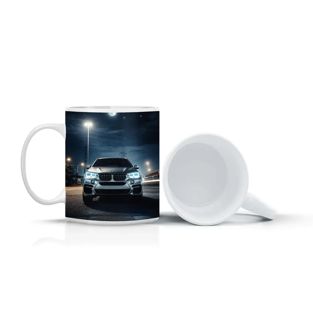 BMW X6M Front View Night Moon – Mugs