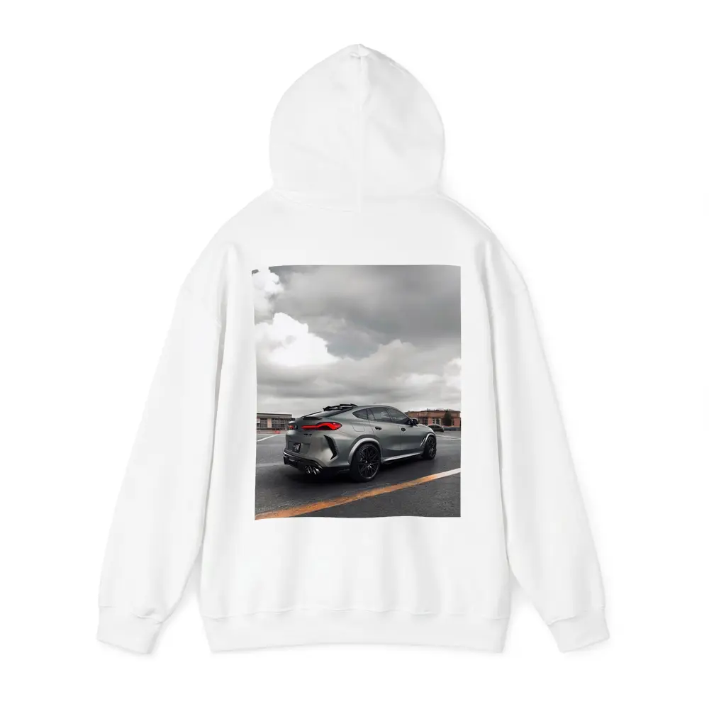 BMW X6M Gray Matte Stance Cloudy Sky – Hoodies