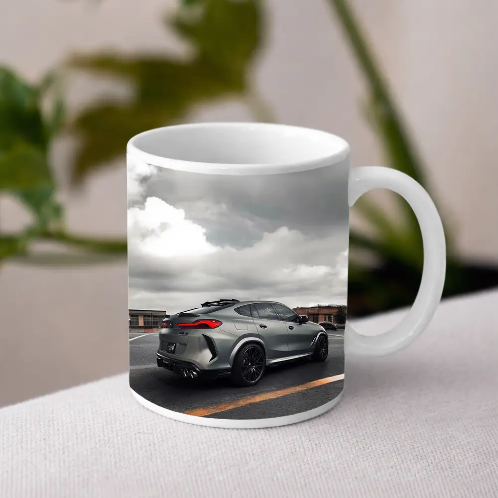 BMW X6M Gray Matte Stance Cloudy Sky – Mugs