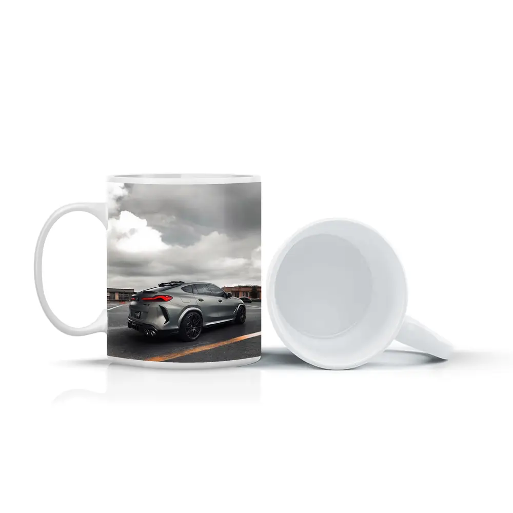 BMW X6M Gray Matte Stance Cloudy Sky – Mugs