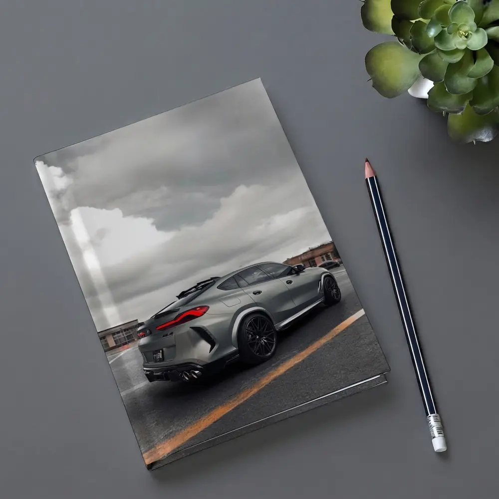 BMW X6M Gray Matte Stance Cloudy Sky – Notebooks