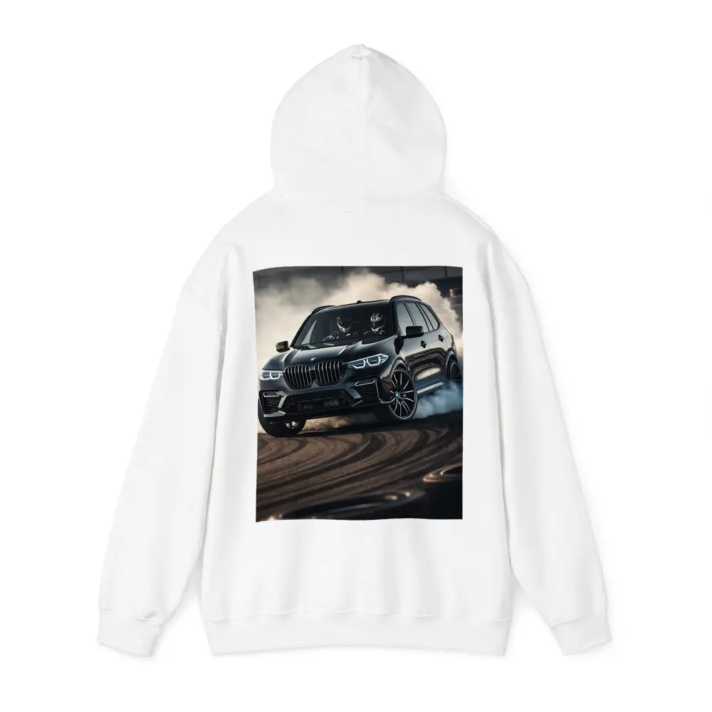 BMW X5M Drifting Black Track Smoke – Hoodies