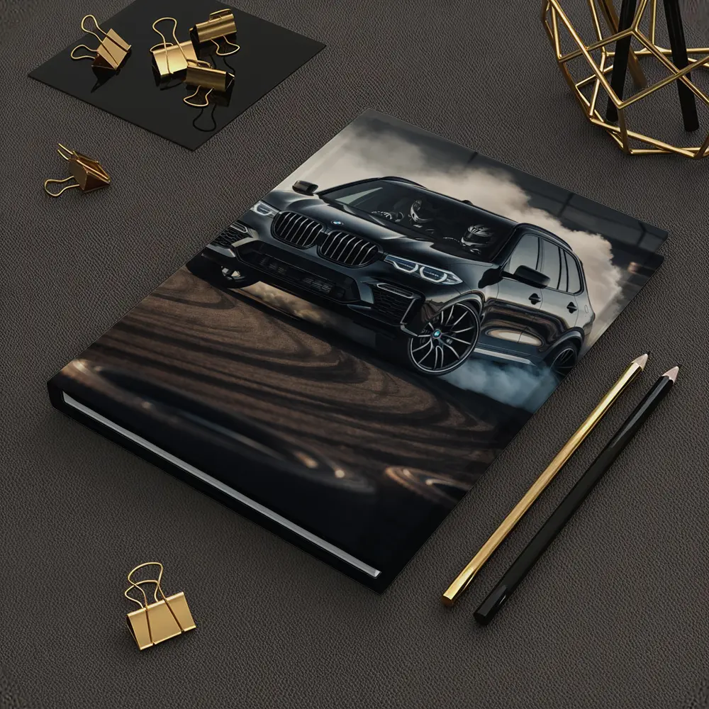 BMW X5M Drifting Black Track Smoke – Notebooks