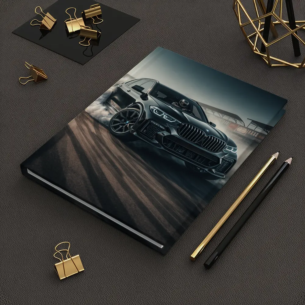 BMW X5 Black Burnout On Race Track – Notebooks