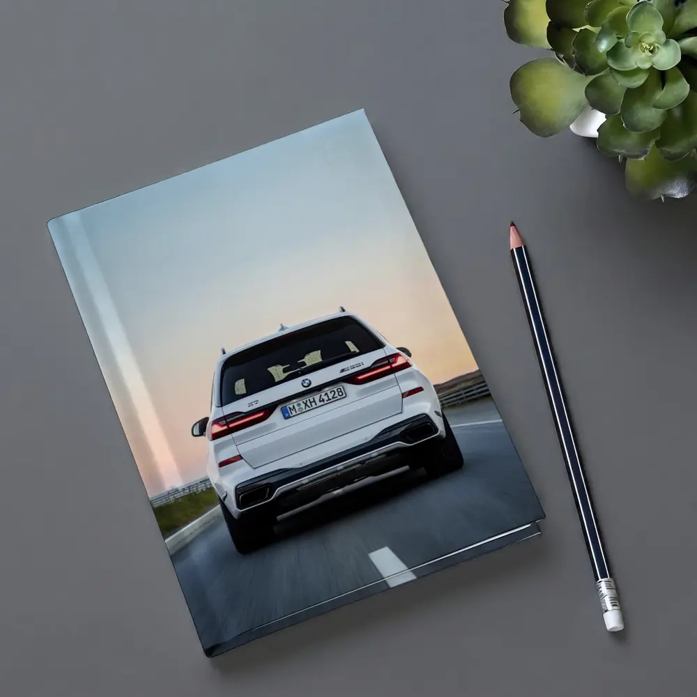 BMW X7 M50i White Highway Sunset Drive – Notebooks