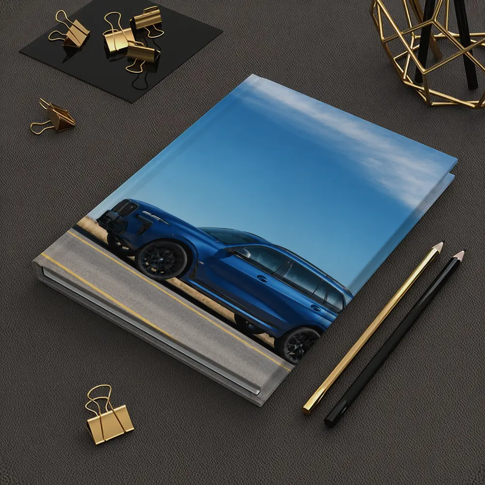 BMW X7 Blue SUV Open Road – Notebooks