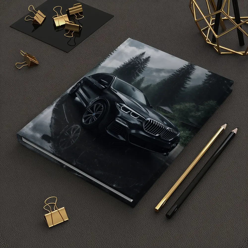 BMW X7 Rainy Forest Mountain Road – Notebooks