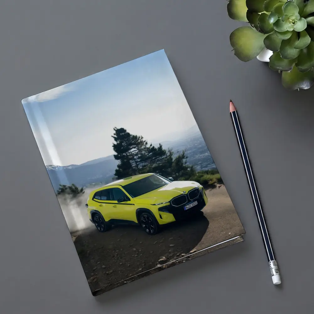 BMW XM Neon Yellow Mountain Road Drive – Notebooks
