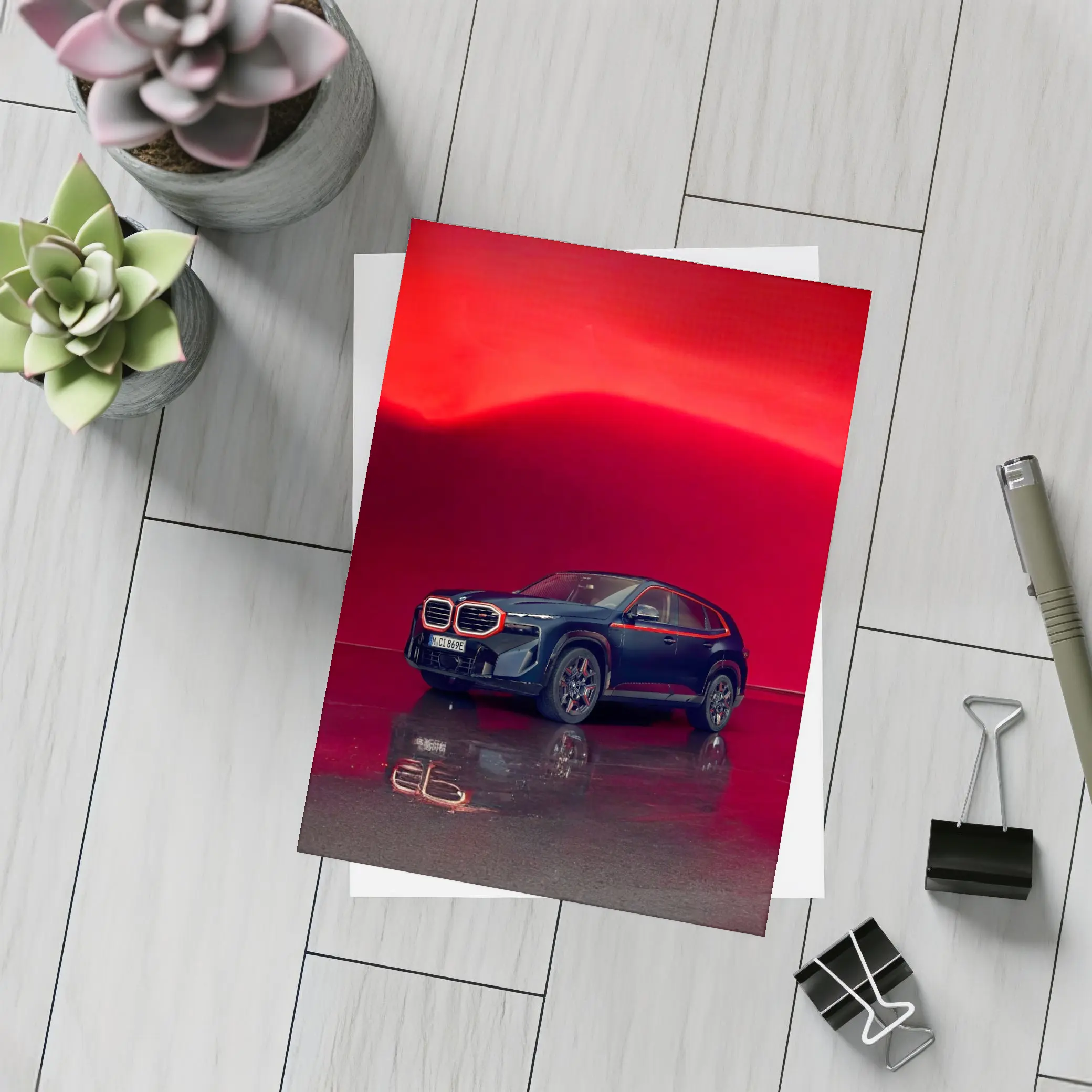 BMW XM Label Red Dark Studio – Postcards