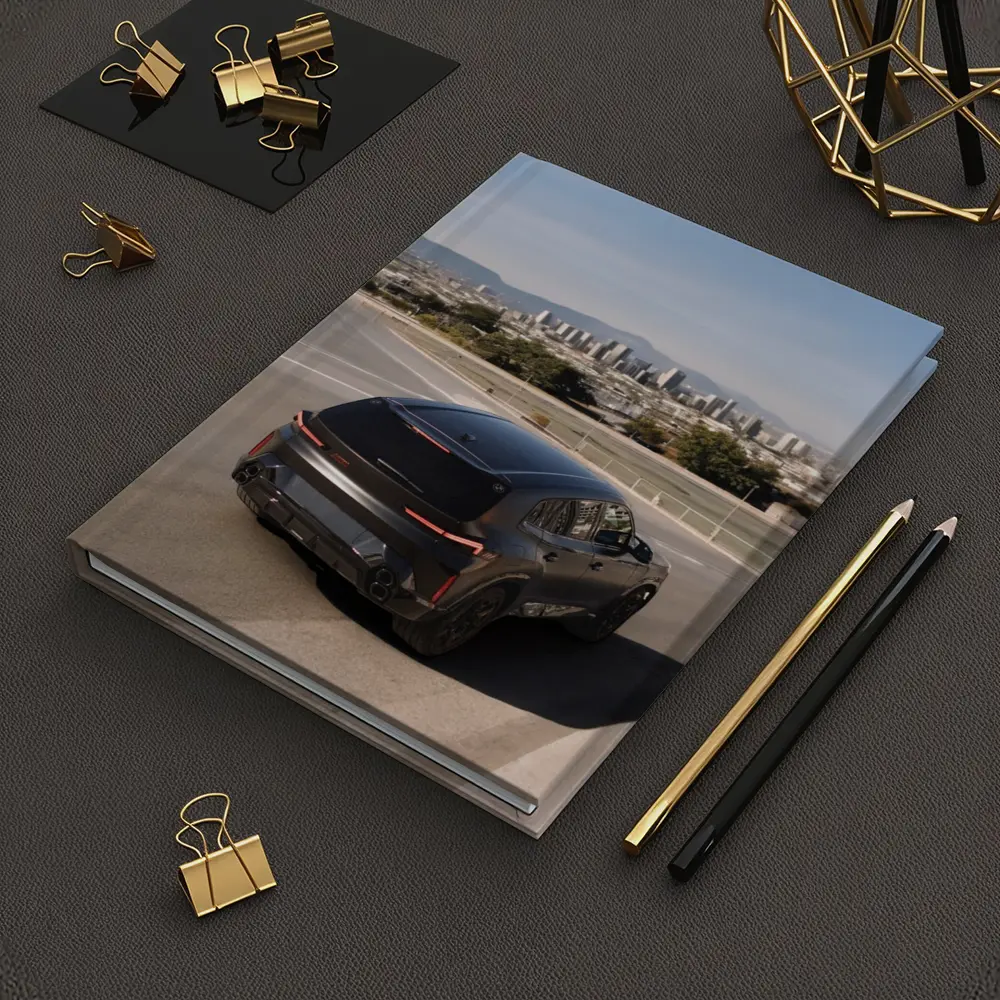 BMW XM Black SUV City Skyline Road – Notebooks