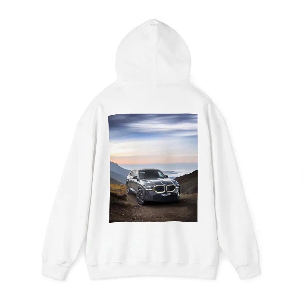 BMW XM Dark Gray Mountain Road View – Hoodies