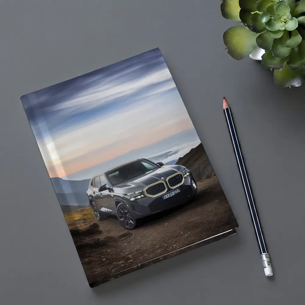 BMW XM Dark Gray Mountain Road View – Notebooks