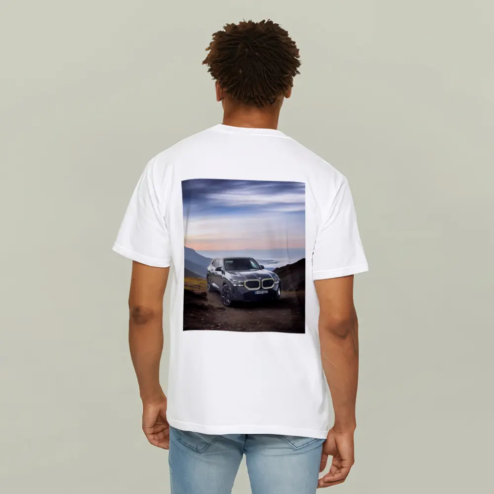 BMW XM Dark Gray Mountain Road View – T-Shirts