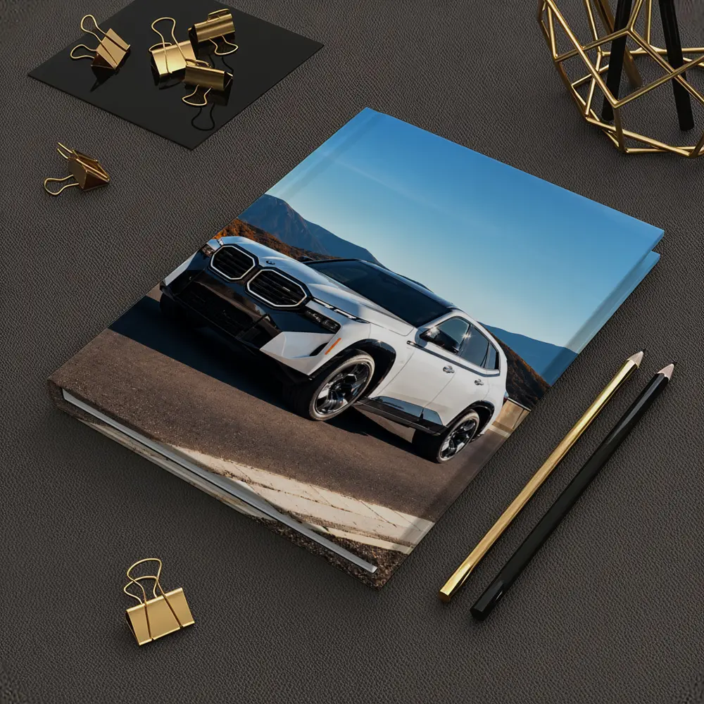 BMW XM SUV on Mountain Highway Road – Notebooks