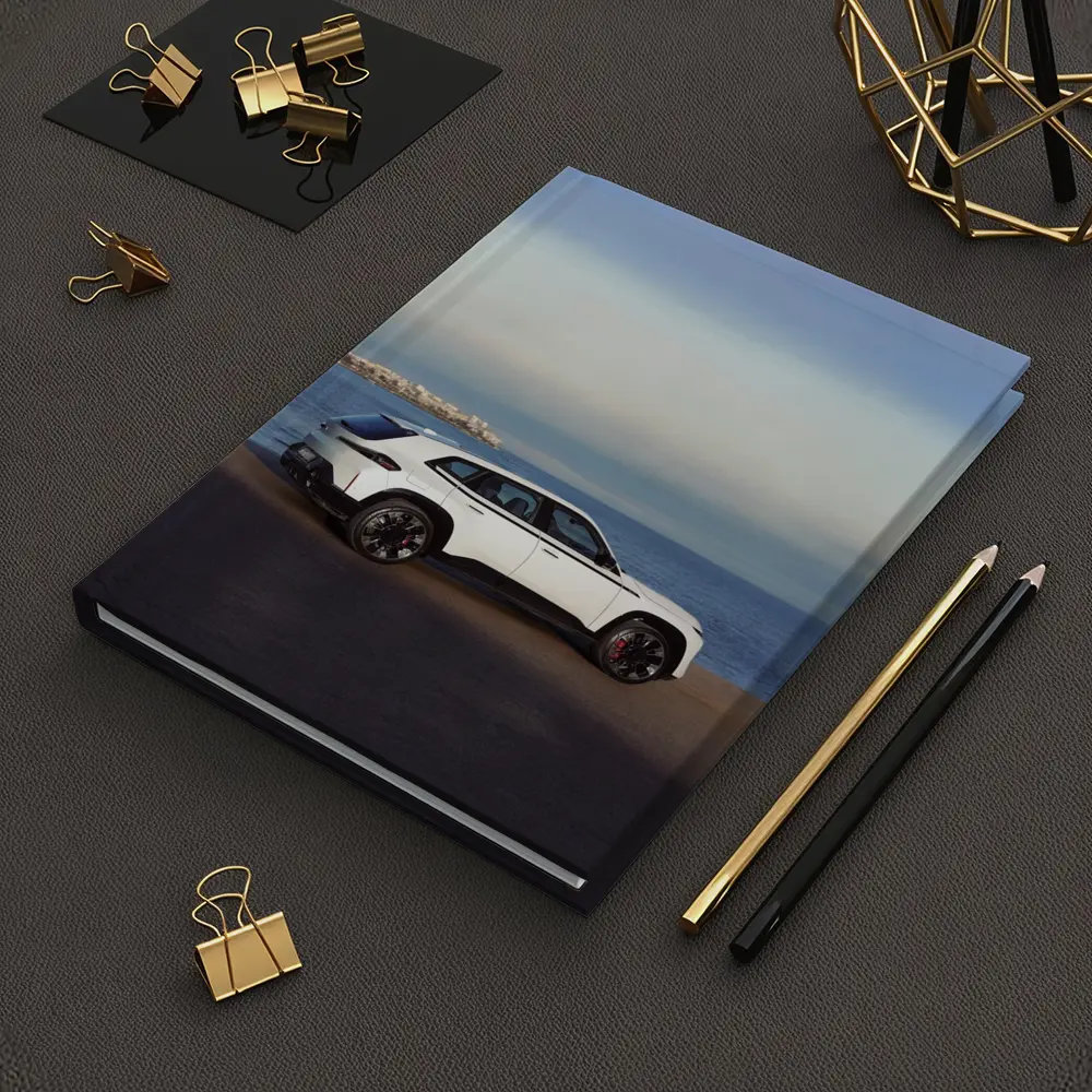 BMW XM White SUV Coastal Ocean View – Notebooks