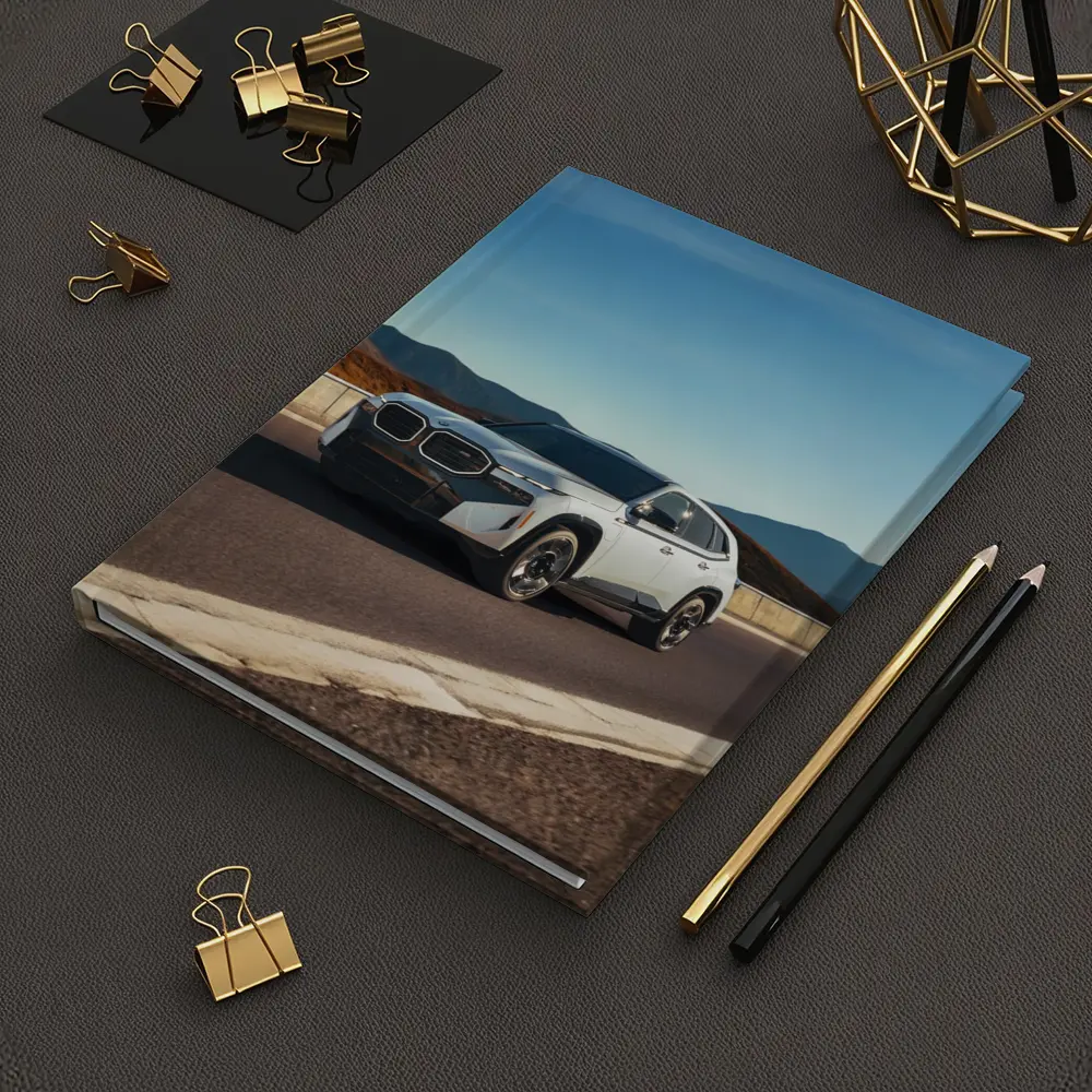 BMW XM White SUV Mountain Highway Drive – Notebooks