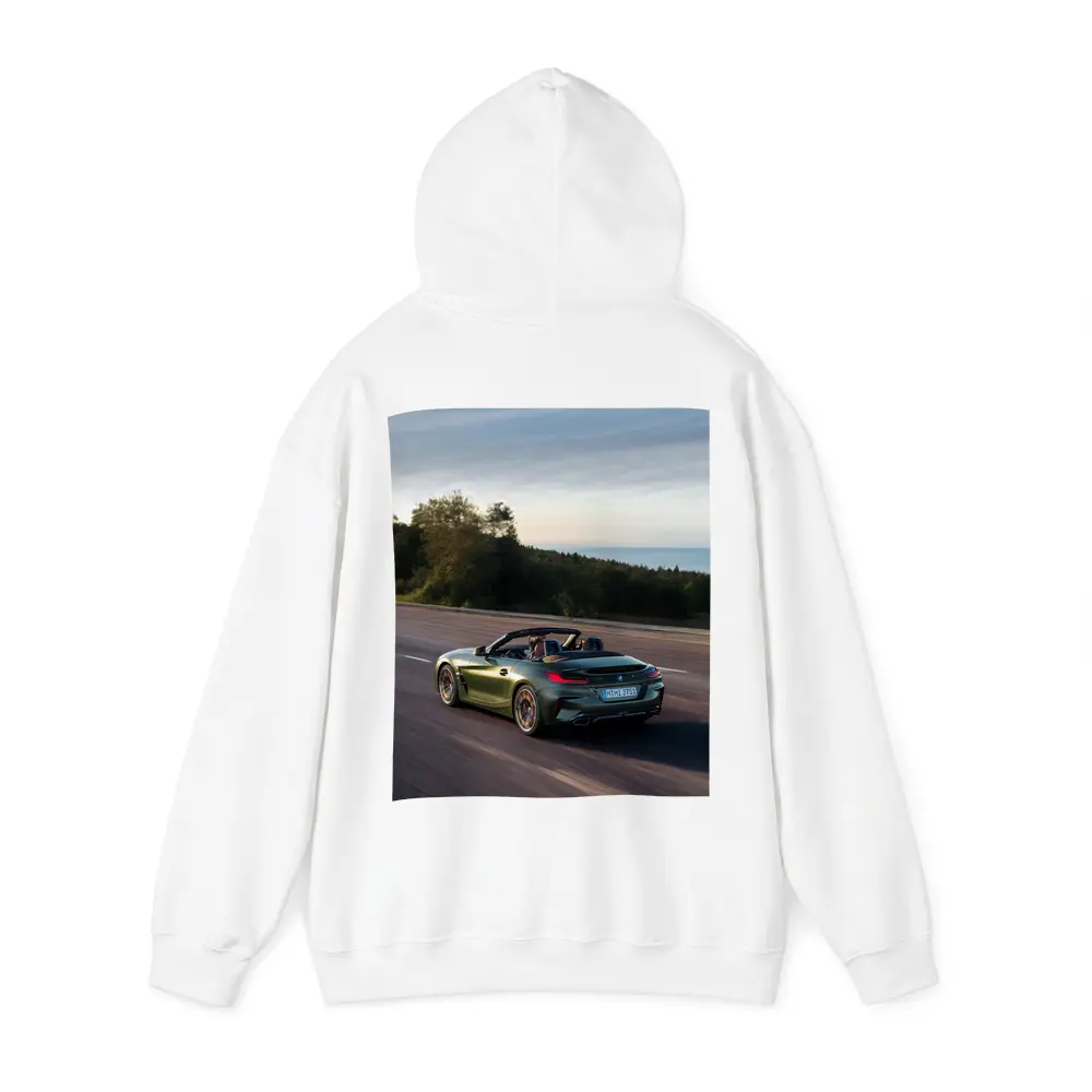 BMW Z4 M40i Green Convertible Coastal Road – Hoodies