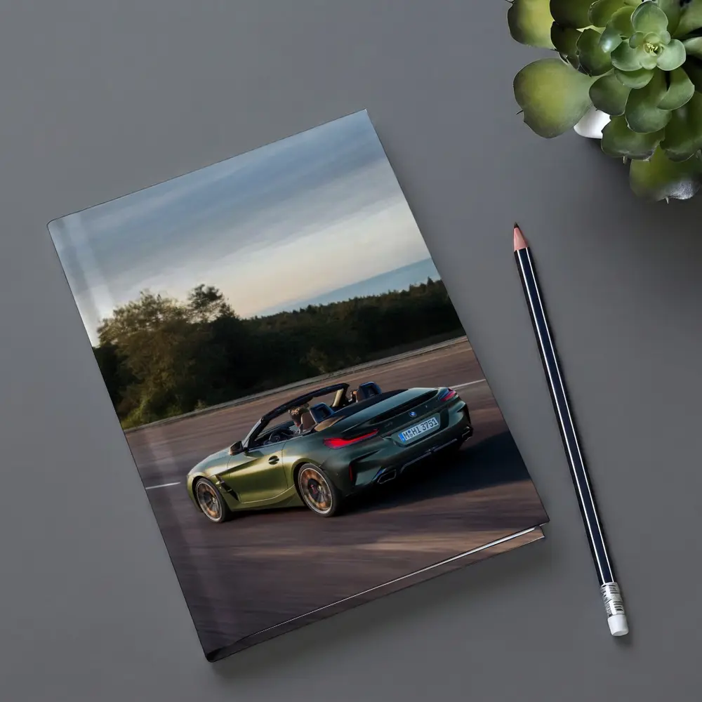 BMW Z4 M40i Green Convertible Coastal Road – Notebooks